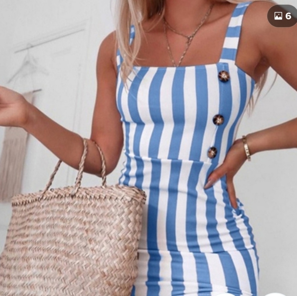 Retro summer mini dress